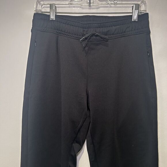 Yogipace Womens Athleisure Yoga Pant Black Stretch Wide Leg M Drawstring Pull On - Picture 2 of 8